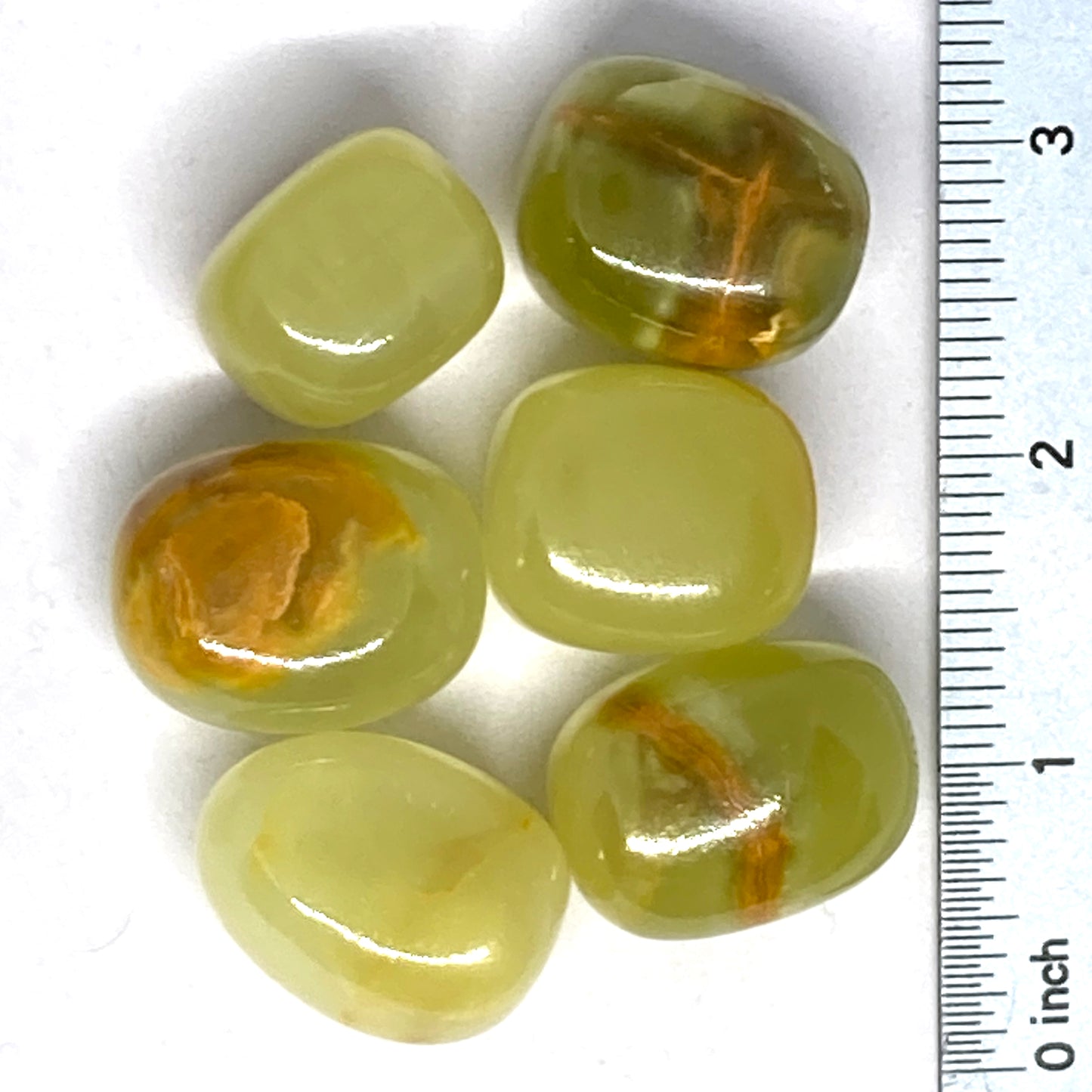 Onyx Lemon Green Tumbled