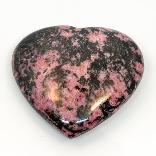 Rhodolite Heart