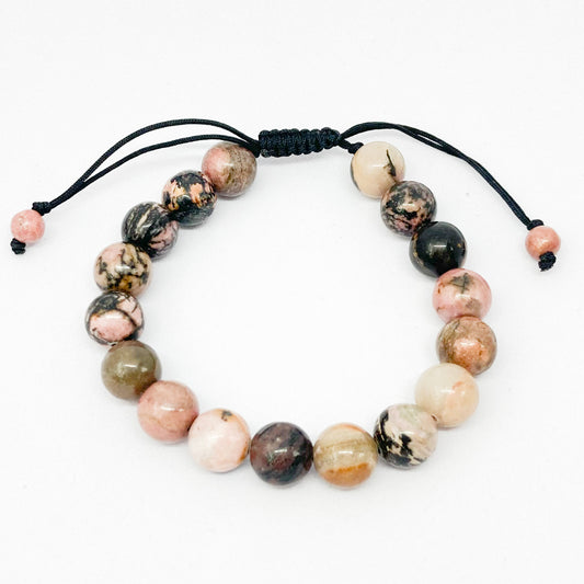 Round Rhodonite Bracelet