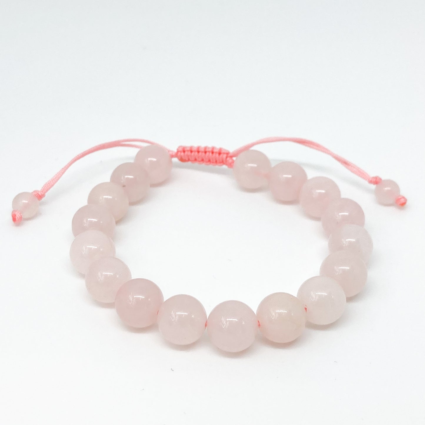 Round Rose Quartz Bracelet