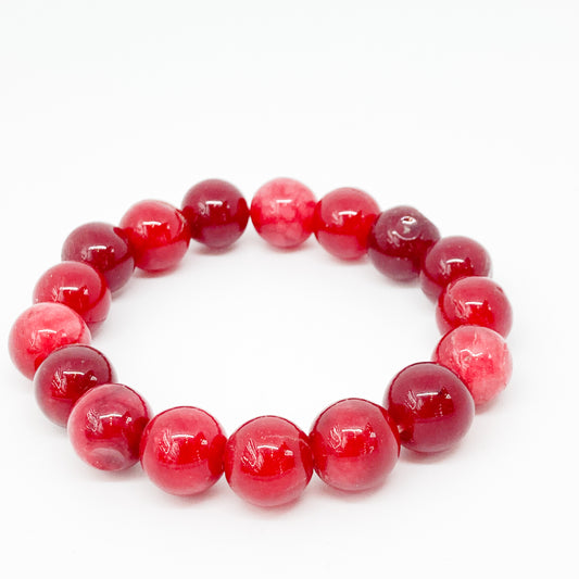 Round Rubellite Bracelet