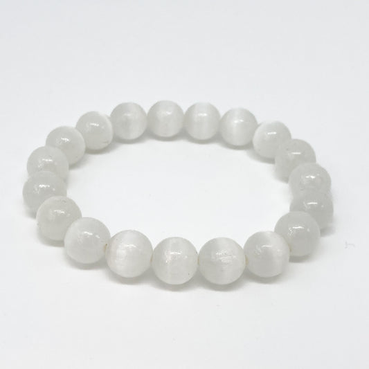 Round Selenite Bracelet
