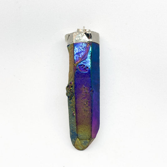 Titanium Aura Quartz Pendant