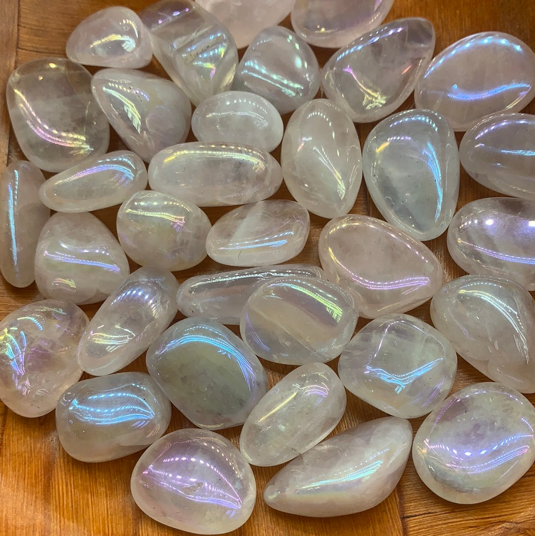 Rose aura quartz