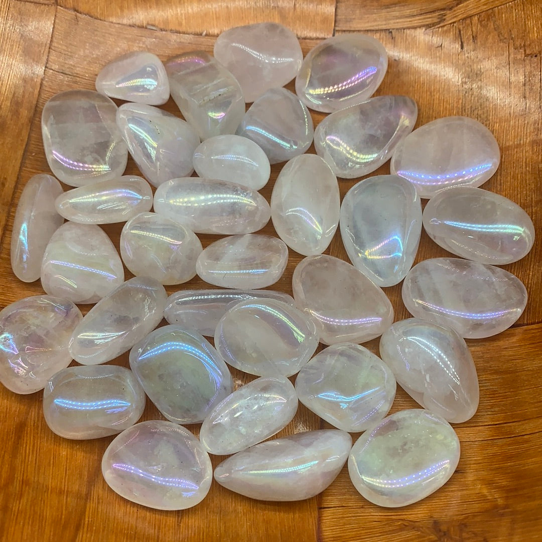 Rose aura quartz
