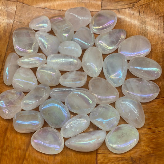 Rose aura quartz