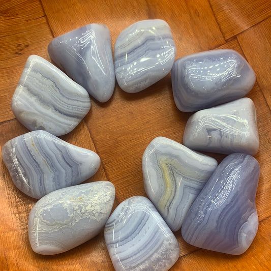 Blue lace agate