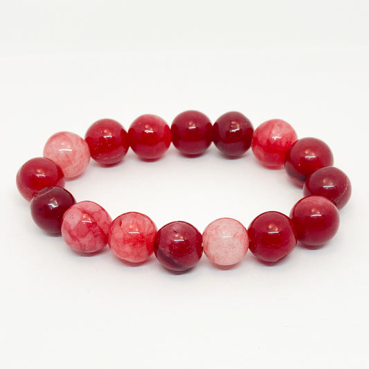 Round Rubellite Bracelet