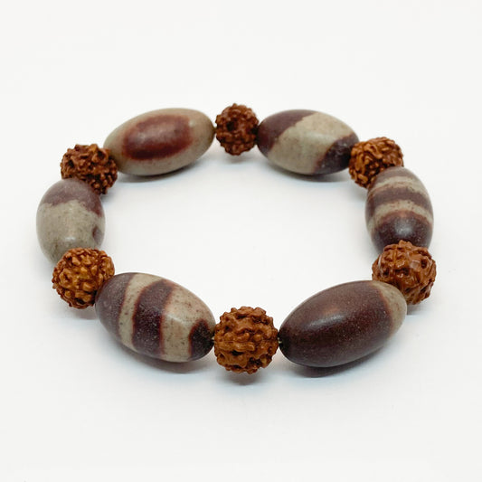 Shiva Lingam Rudra Seeds Bracelet