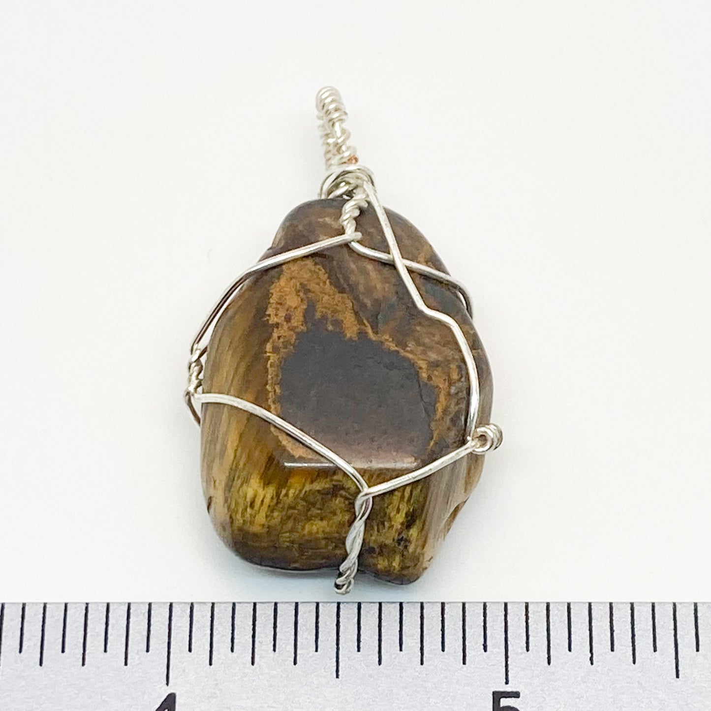 Tumbled Round Tiger Eye Pendant